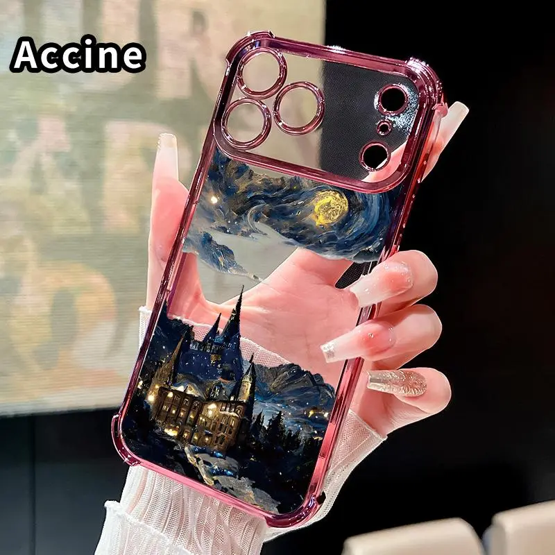 Transparent Protective Case for Iphone 17, 16 Pro Max, 15 Plus, 14, 13, 12, 11 And Air