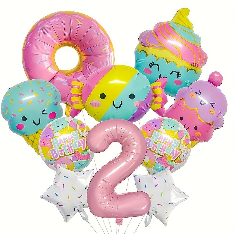 New Candy Ice Cream Balloon Set - Birthday Anniversary Scene Decoration Aluminum Foil Balloons, Christmas Decorations, Navidad Decoración