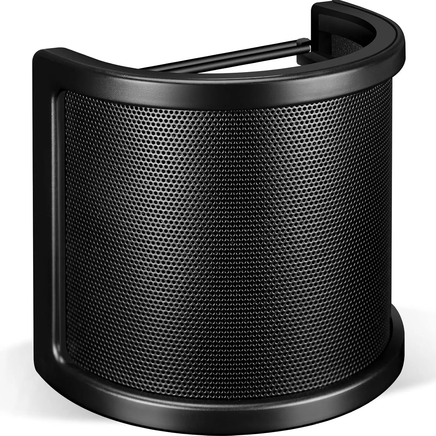 Pop Filter, [Upgraded Three Layers] Metal Mesh &  & Etamine Layer Microphone Windscreen Cover Handheld Mic Shield Mask,Microphone Accessories for Vocal Recording,YouTube Videos,Streaming