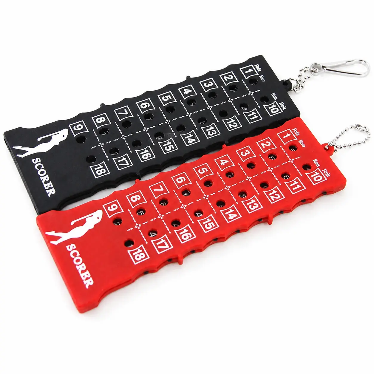 Portable 18-Hole Golf Scorecard with Compact Bar-Style Design for Easy Carrying, Durable Paperboard Construction, Score Tracking Tool for Golf Enthusiasts, Tournament Play