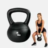Beginner Soft Rubber Kettlebell Weights (10LB,15LB,20LB) - Home Gym Equipment, Non-Slip Surface, Non-Scratch, Joint Protection Body Weights for Women's Indoor Full Body Exercise