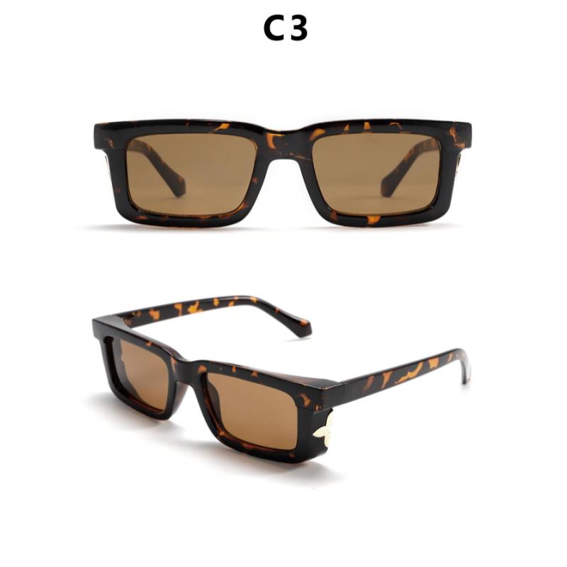 New Minimalist Thick-Framed Square Glasses for Ladies Trendy Individualistic Stylish Photo-Taking Sunglasses Perfect for Unique Style