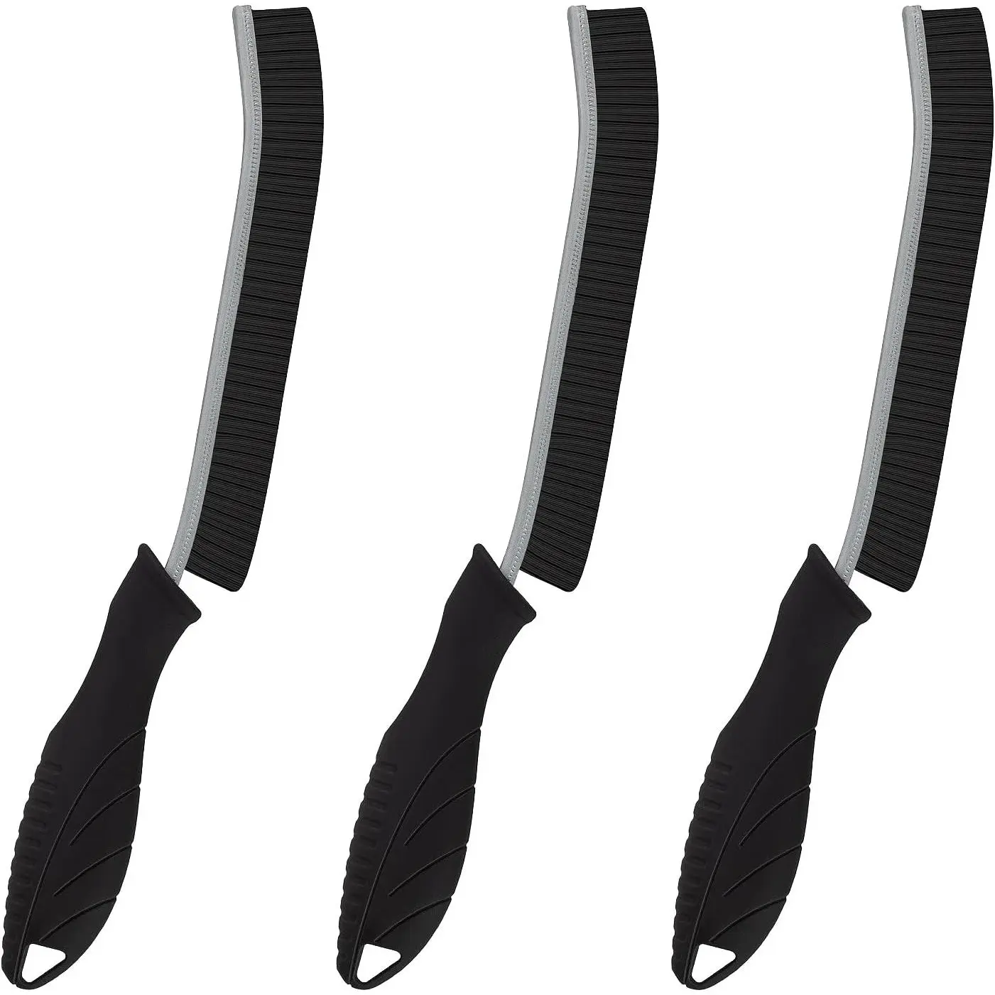 Crevice Cleaning Brush, 3 Pack Hard Bristle Grout Brush | 3 pack narrow cleaning brushes with stiff bristles for grout, gaps, kitchens, bathrooms and tight spaces.