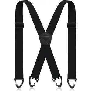 X Back Hidden Suspender 1.5 Inches Under Clothing Heavy Duty Work Suspenders for Men WomenGift.