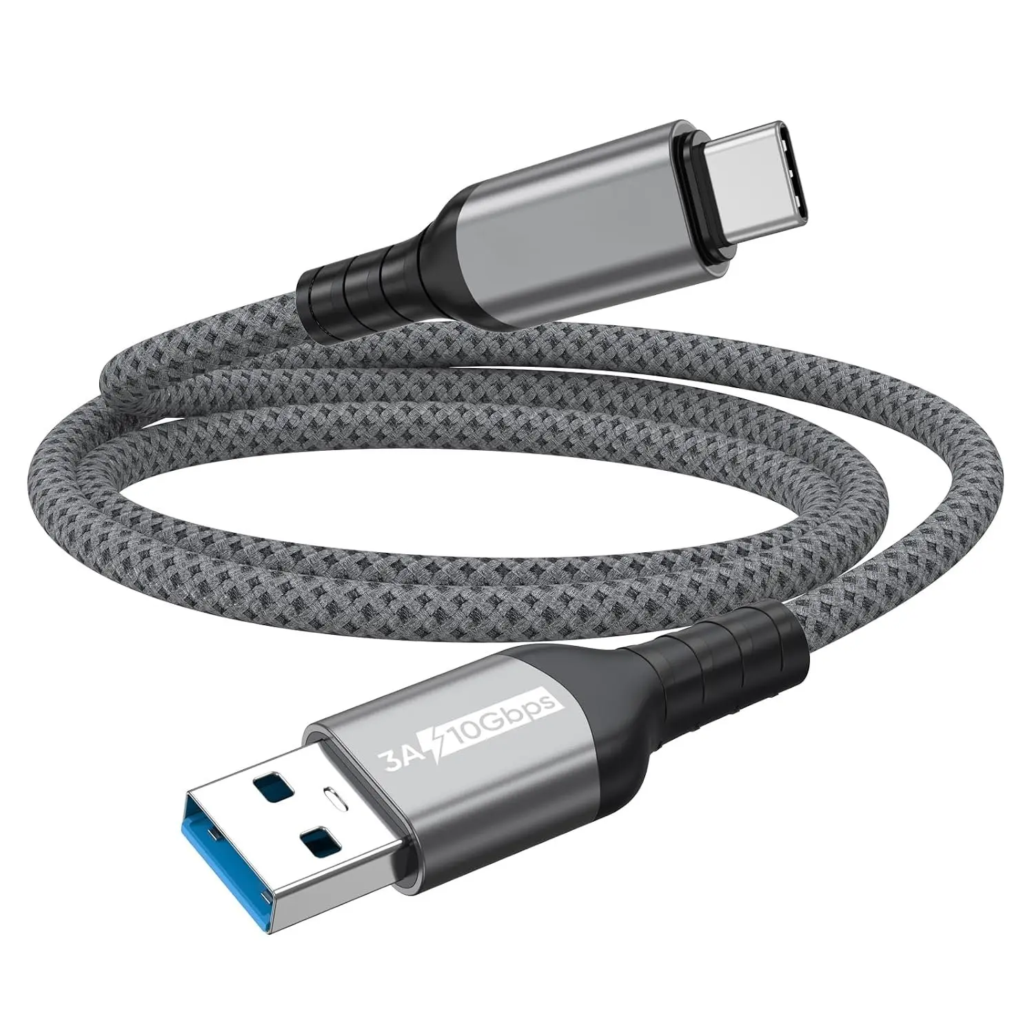 USB A to USB C Data  3ft, USB 3.1/3.2 Gen 2 A to Type C 10Gbps High Speed Data Transfer, / Cord for iPhone17/16/15 Galaxy Phones External SSDs Laptop  PC