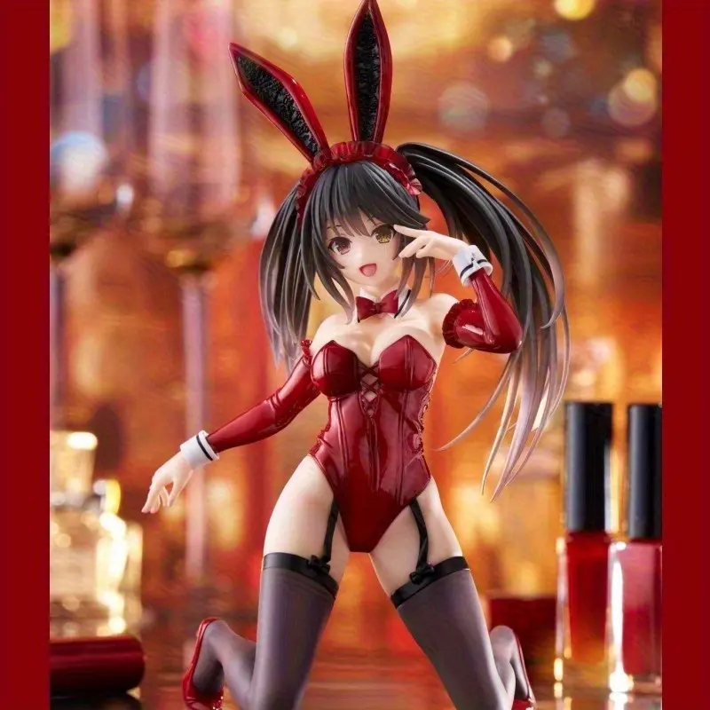 Shizuku Kanzaki Bunny Girl PVC Figure, Kneeling Anime Model, Birthday Gift Statue, Collectible Role-Playing Toy, Ideal Holiday Present