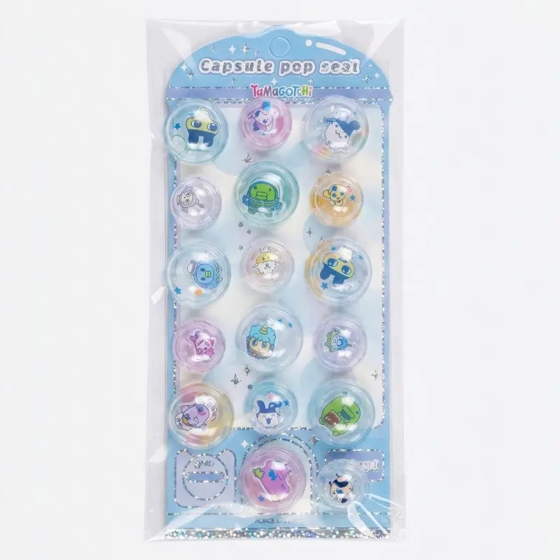 8 Designs Capsule Stickers, Ball Shaker Stickers, Phone Case Decor, Fridge Stickers, Anti-Shock Stickers, Cute Animal Stickers, Kids Collection