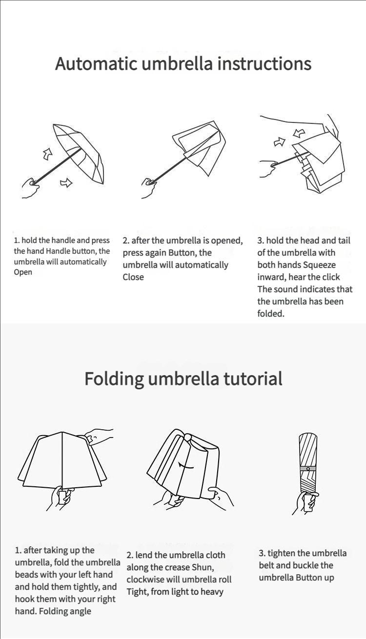 Lovely Pink Rilakkuma Umbrella Three Fold Eight Ribs Foldable Auto Umbrella UV Protection Sun Protection Sunshade Umbrella Sun U