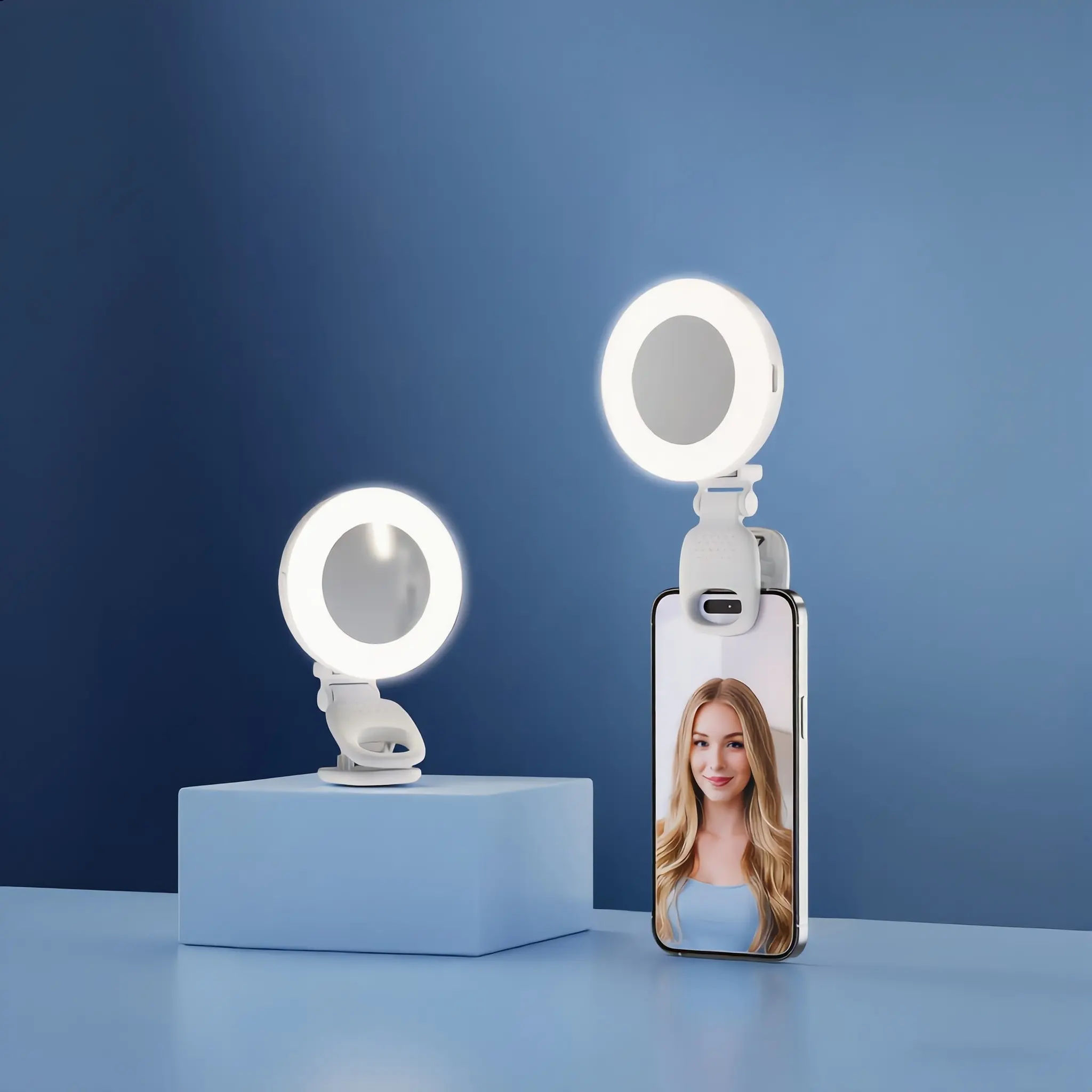 Must-Have Fill Light Rechargeable LED Lamp for Selfies & Video Shooting, Great for Vloggers and Makeup Lovers