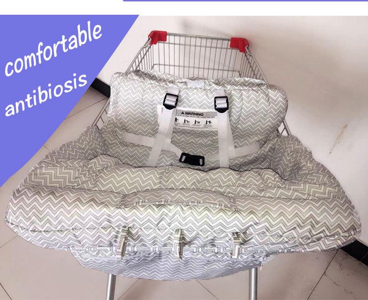 Ultimate Safety for Baby!Portable Shopping Cart & High Chair Cushion for Toddlers