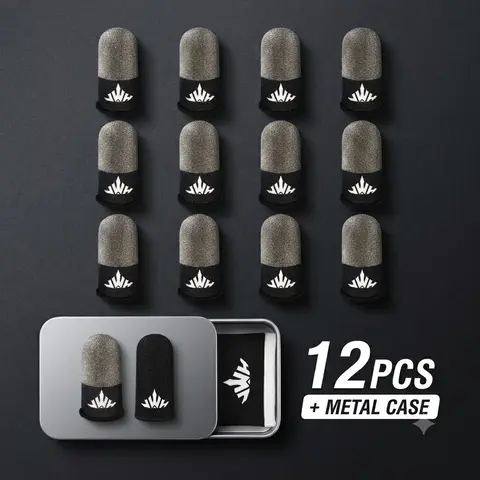 6 Pairs Gaming Finger Covers with Touchscreen Compatible Breathable Anti-Sweat Gloves, Comfortable Precision for Enhanced Gaming Experience, Finger Sleeves, Gaming Accessories, Gaming Products, Gaming Stuff, Gaming Items