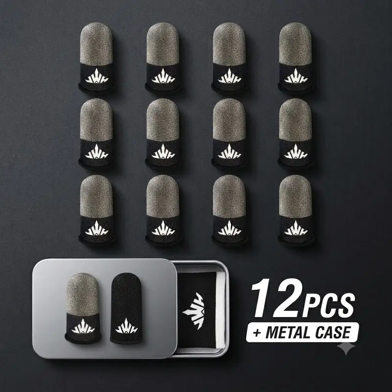 6 Pairs Gaming Finger Covers with Touchscreen Compatible Breathable Anti-Sweat Gloves, Comfortable Precision for Enhanced Gaming Experience, Finger Sleeves, Gaming Accessories, Gaming Products, Gaming Stuff, Gaming Items