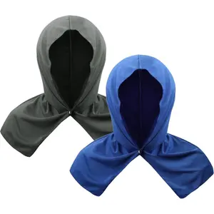 Cooling Hoodie Towels (2-Pack) - Reusable, Sweat-Absorbing Cooling Wrap for Neck & Face.Instant Cold Towel for Gym, Sports, and Hot Weather Activities