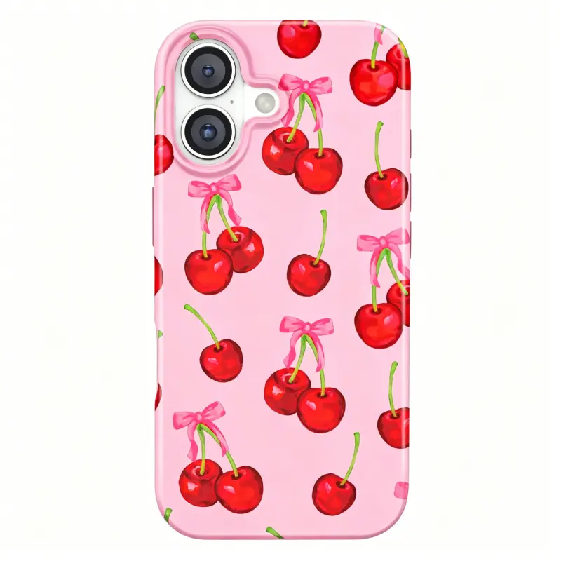Sweet Cherry iPhone 11 12 13 14 15 16 17 pro,17 promax ,17air  Case – Cute, Trendy & Drop-Tested Phone Cases for iPhone 17 with Stylish Girly Design and Shockproof Protection case phone,Vintage,Skull,Protective