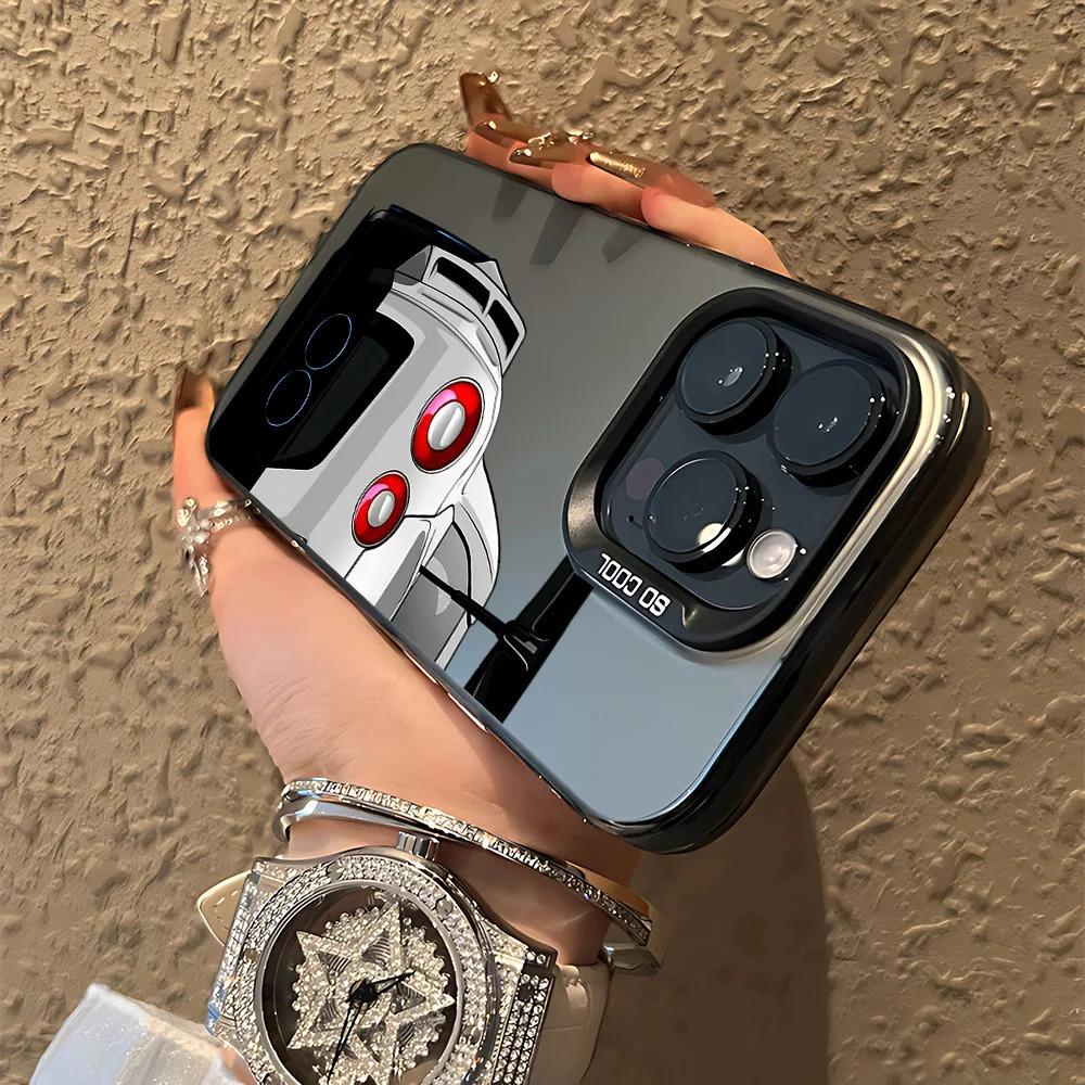 Cool JDM Sports Car Phone Case For iPhone 17 16e 16 15 14 13 12 11 mini Pro Max X XR 8 7 Air Plus Anti Fall Matte Back Cover