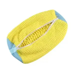 Professional shoe washing bag and nano magic sponge wipe, efficient cleaning of dirt on shoes, high-density magic sponge wipe with strong stain removal, 360 ° all-round fluffy fiber material shoe washing bag, reusable, laundry bag