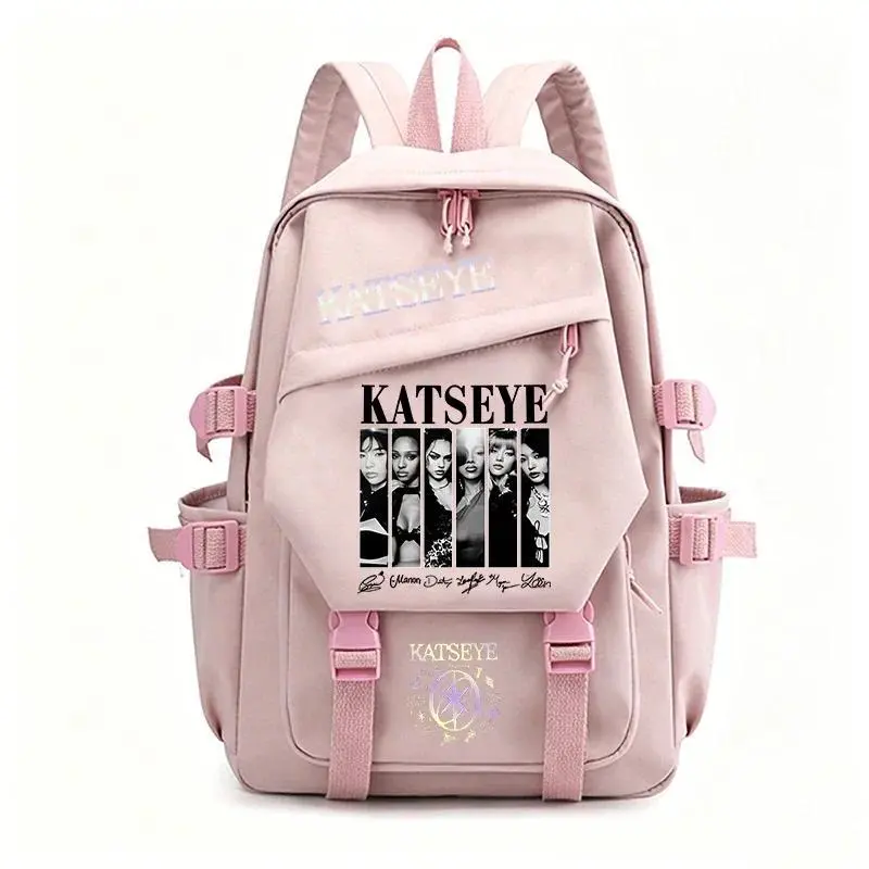 Katseye Backpack Kids Boy Girl School Bag Cute Bag Women Men Travel Bag Laptop Bag Daily Bag Katseye Fans Backpack