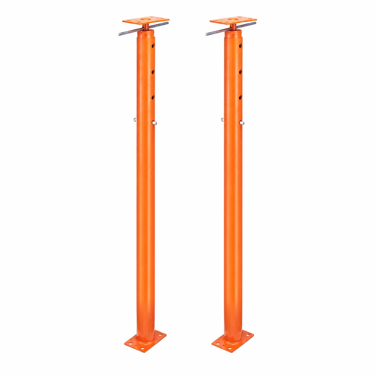 BANDESUN 2/4 Pack Adjustable House Jack Posts, 54–150 Inch Heavy-Duty Steel Floor Support Jacks, 18, 000 lbs Load Capacity, Telescoping Basement Support Columns for Floor Joists, Beams, Crawl Spaces, Home Leveling and Temporary Structural Support
