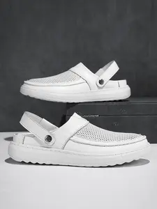 Men's Two-In-One Sandals, Breathable Mesh, Thick Sole Anti-Slip Durable, Outdoor Casual Beach Shoes, Suitable for Daily Wear, Long-Lasting Design