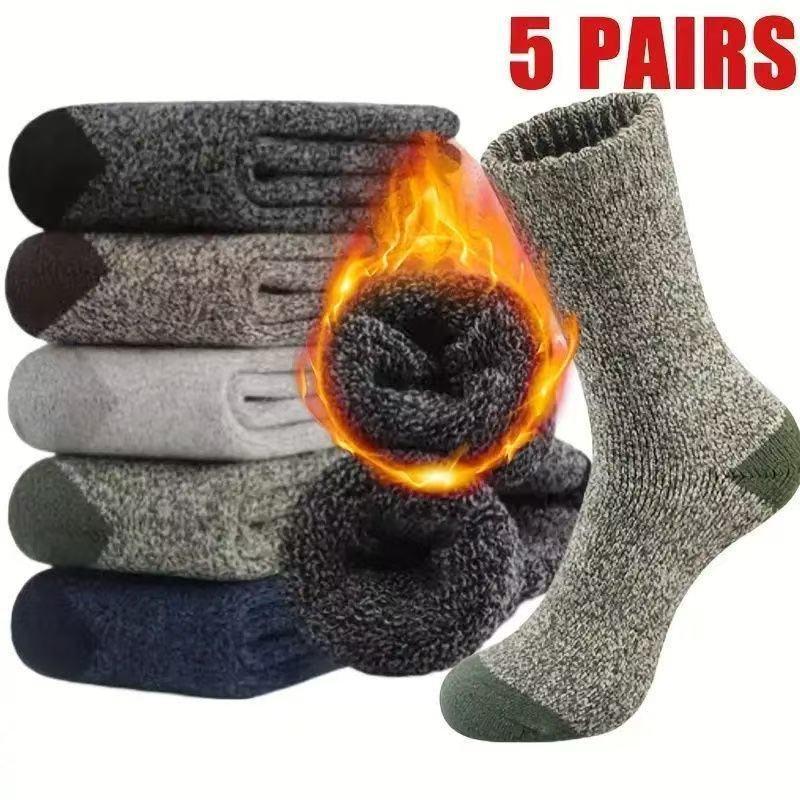 2026 NEW Winter velvet thickened warm terry socks, mountaineering men's and women's socks, medium tube floor socks, parallel line towel socks, cold-proof and thermal insulation girl  room  accessories i̇phone  16  pro  cases