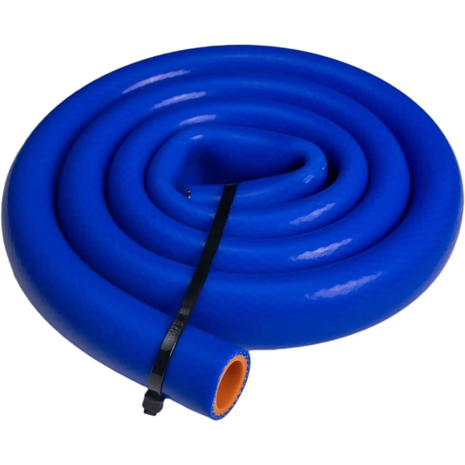 Silicone Heater Hose Blue Reinforced High Temperature (Inner Diameter 3/8 inch, 5 Ft)