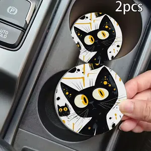 Cat Print Coaster, Multi-Use Non-Slip & Insulated Table Decor