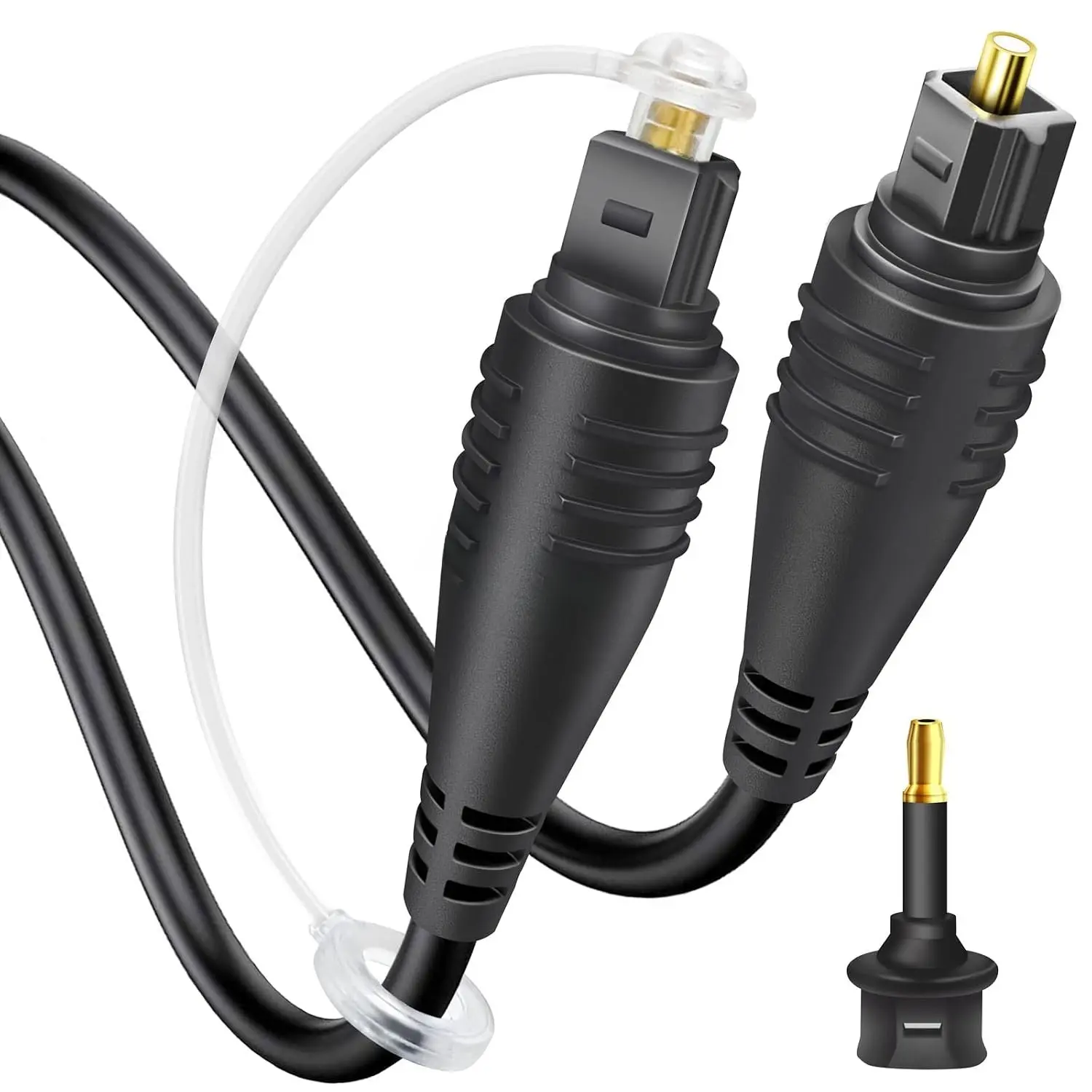 0.2m (7 inch) Short Optical Audio , Slim Optical , Digital Audio Toslink , Fiber Optic Audio  for Sound Bar, TV