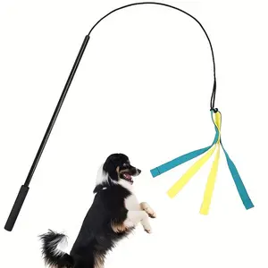 Pet Interactive Toy, Cat and Dog Training Wand, Portable Detachable Design, Fun Plaything for Cats and Dogs, Ideal for Pet Owners