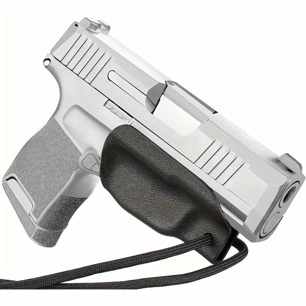 Gun Holster Sheath Trigger Guard Holster Universal Holster Black With Paracord - Minimalist Pocket Safety Cover Gun Accessory for Glock,Ruger, S&W, Springfield, Taurus, Sig and More