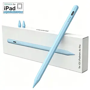 iPad Pencil for Apple iPad 2018-2026, 4Min Fast Charging Stylus,Magnetic Attachment Touchscreen Stylus Pen for iPad 11/10/9/8/7/6th Gen, iPad Accessories for Pro 12.9/11/13-inch M4, Air 3/4/5/M2/M3, Mini 5/6th,Blue, USB Rechargeable Tablet Styluses