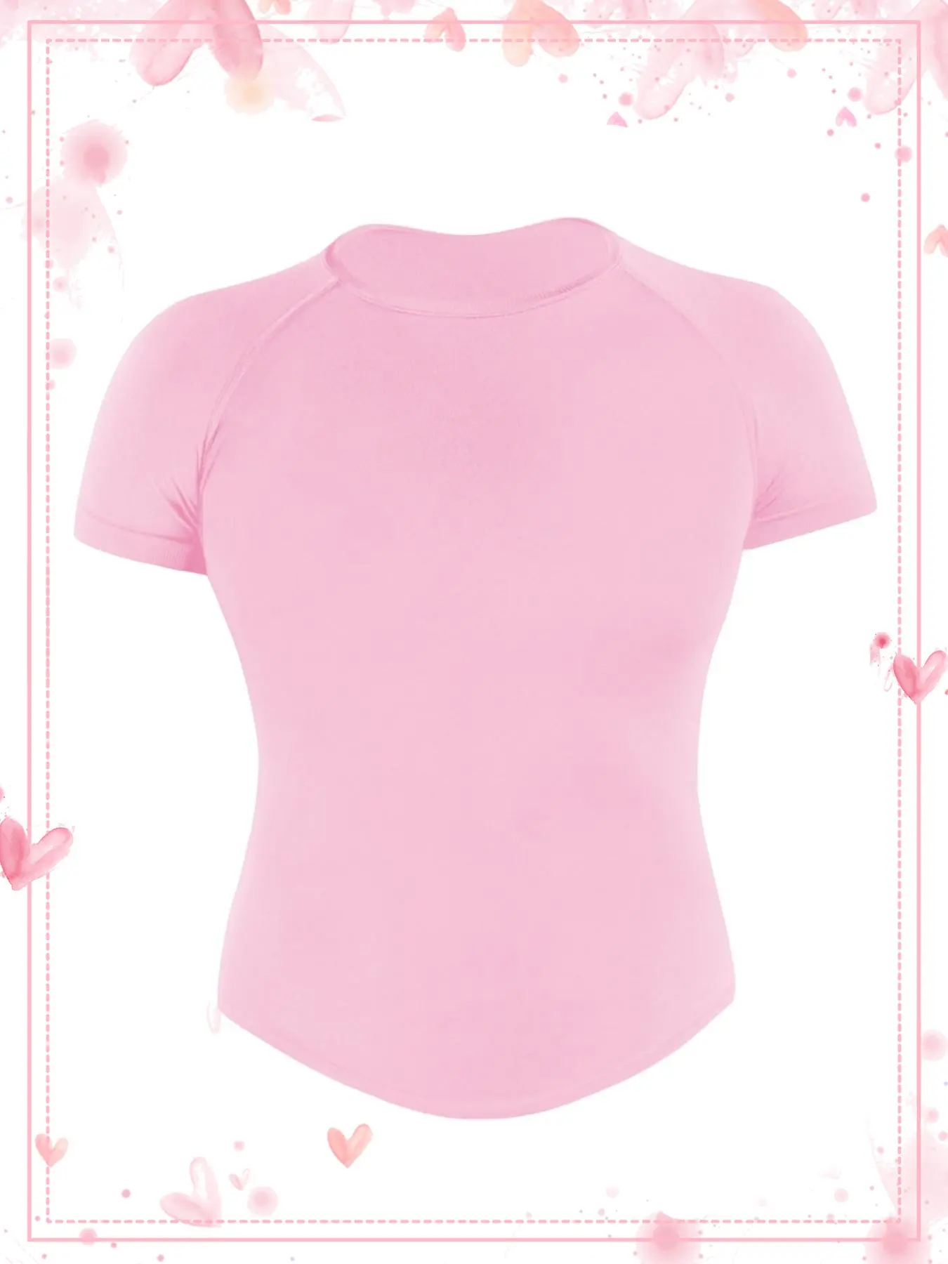 Seamless Workout Tank Top T-Shirts; Seamless Yoga Top for Outdoor Sports Casual Quick-Dry Fitness Top for Running High-Stretch Moisture-Wicking Seamless Tight-Fit Short-Sleeved Workout T-Shirt Athletic Fitness Clothes Fitness Apparel Activewear Clothes