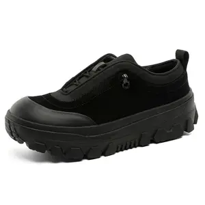 Wear Resistant Hiking Shoes, Retro Style Heightening Trendy Outdoor Trekking Shoes for Men1138-J