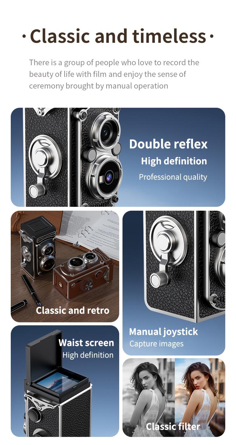 Small Retro Digital Camera | 1080P HD Video Recording, Compatible with Tripods, 1.54-Inch Screen, Does Not Include Memory Card | Perfect for Traveling, Educational Purposes, Daily Recording, Excellent for Young Creators And Fashion Enthusia