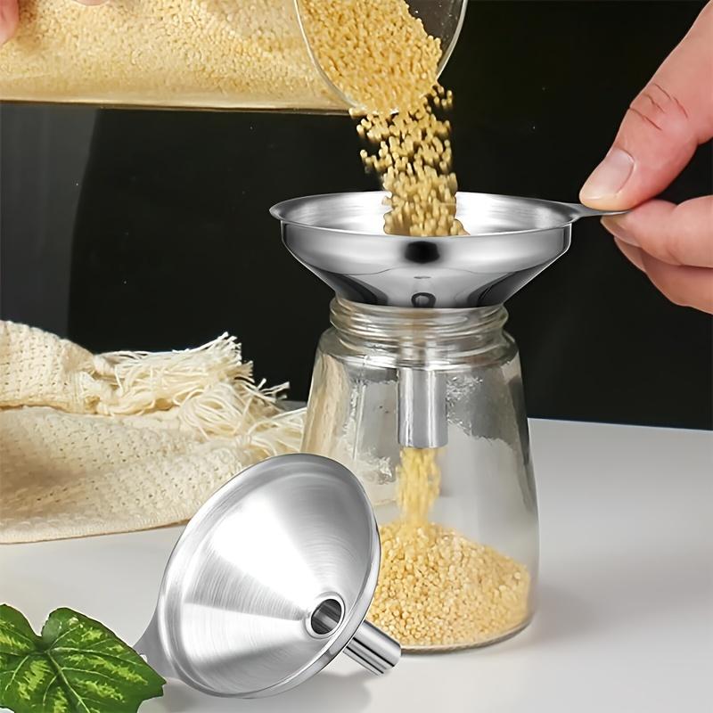 Three-Piece Stainless Steel Funnel Set