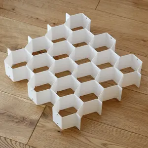 8Pcs Per Set Closet Honeycomb Drawer Dividers Organizer for Socks Underwear Bras Home Storage