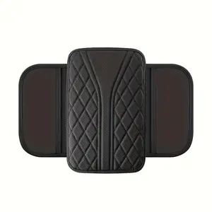 Extended Car Console Pad, Universal Central Armrest Elevator Pad, Leather Breathable Elbow Protection Pad, Vehicle Accessories