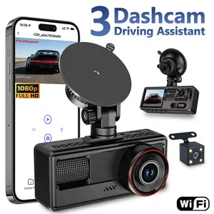 2026 New HD WiFi Car Dash Cam, Night Vision, Loop Recording, 24H Parking Monitor, Reverse Display Function, Optional 32GB/64GB Memory Card, Vehicle Driving Video Recorder, Dashcams For Cars