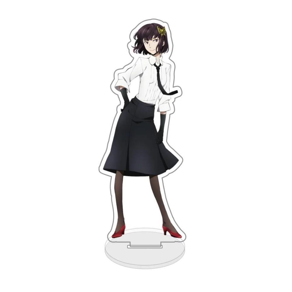 Diy Bungou Stray Dogs Dazai Osamu Anime Peripheral Figure Show Transparent Acrylic Stand Model Desktop Ornament Originality Gift