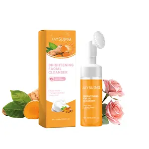Turmeric Cleansing Mousse Gentle Face Wash for Pore Cleansing Brightening Moisturizing Skin Care