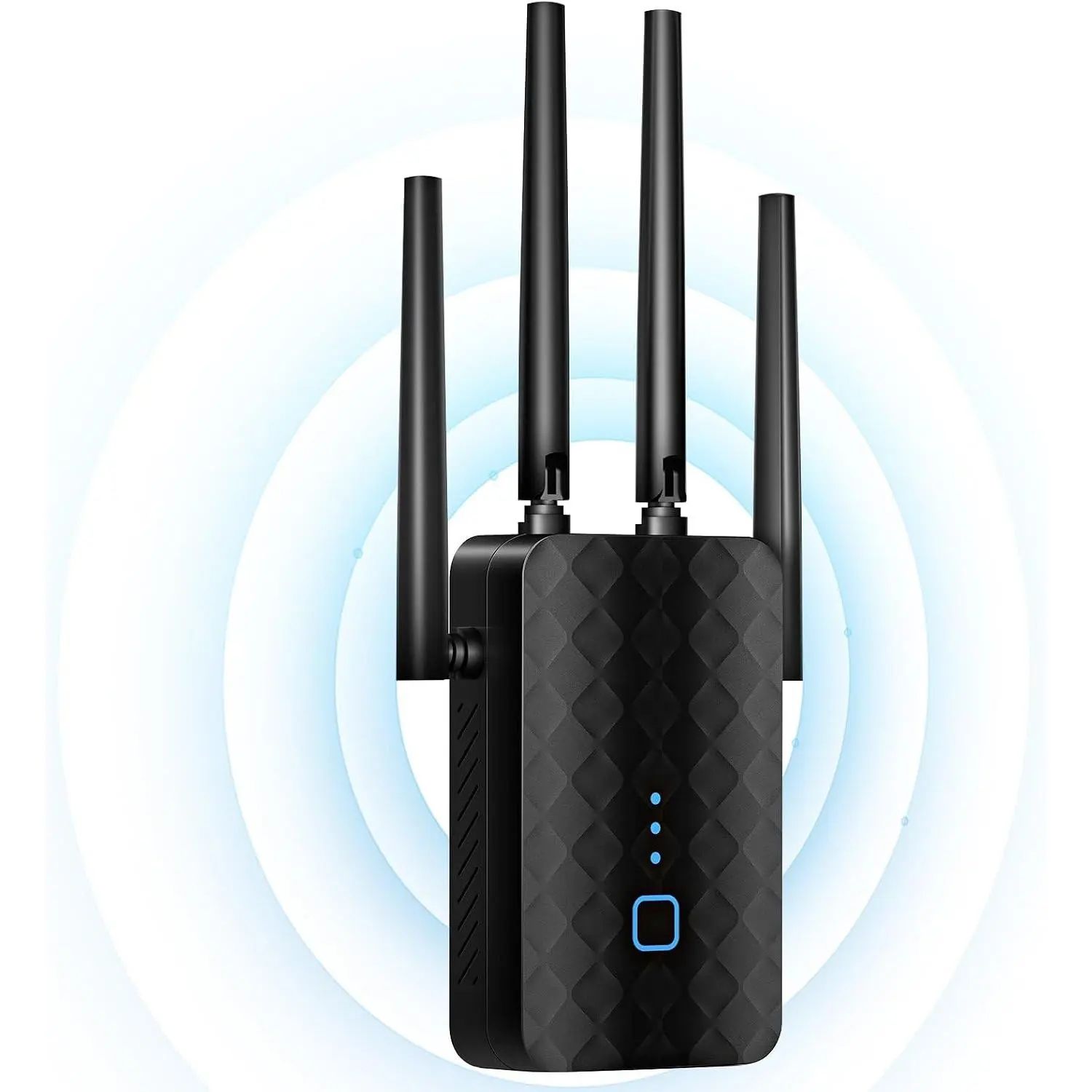 WiFi Extender Signal Booster,  Band 5.8GHz & 2.4GHz, WiFi Booster Covers Up to 10200 Sq.ft, Easy Setup w/Ethernet Port  Repeater