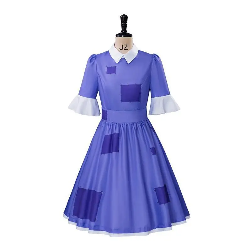 The Amazing Digital Circus Ragatha Cosplay Costume for Adult Women Pomni Printed Dress Halloween Stage Performance Clothing