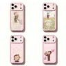 Whimsical Floral Animal Soft TPU Smartphone Case - Stylish Shockproof Protection Shell, Slim-Fit Protector, Anti-Drop Accessory for iPhone 13,14,15,16,17 Pro Max Cellphones (Smartphone Accessory)