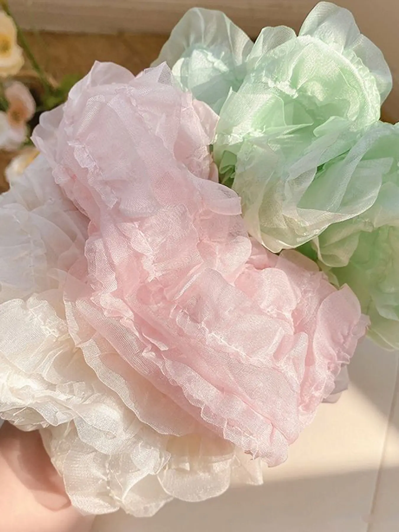 4pcs Summer Rhinestone Hair Ties, Elegant Large Bow Design, Perfect for Women, Ideal for Daily Use & Special Occasions