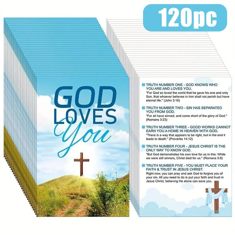 Christian Prayer Card, Greeting Card, Inspirational Card, 1 Count Portable Bible Verse Card with Cross Design, Gospel Card, Christian Gift, Religious Gift, Bookmark Design, Quote Cards