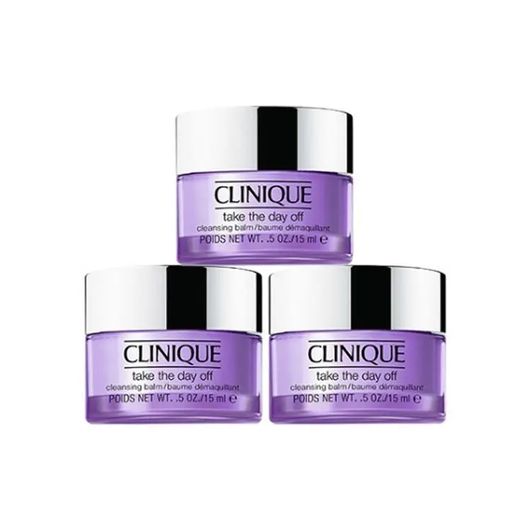 CLINIQUE Purple Fat Cleansing Balm Sample Set, Travel Kits Cleaning 15ml*3