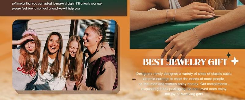 Milacolato Cubic Zirconia Earrings Studs for Women & Men - Hypoallergenic Sterling Silver with Simulated Halo Design - 2/4 Pairs of Earrings Springtok