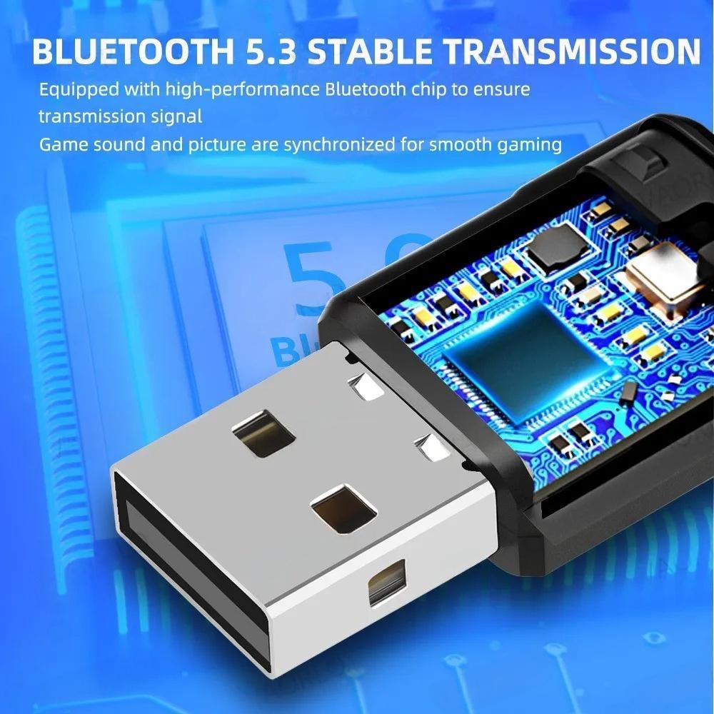 Bluetooth Wireless Audio Transmitter Bluetooth Headset Bluetooth Audio Adapter Driver-free/Plug and Play