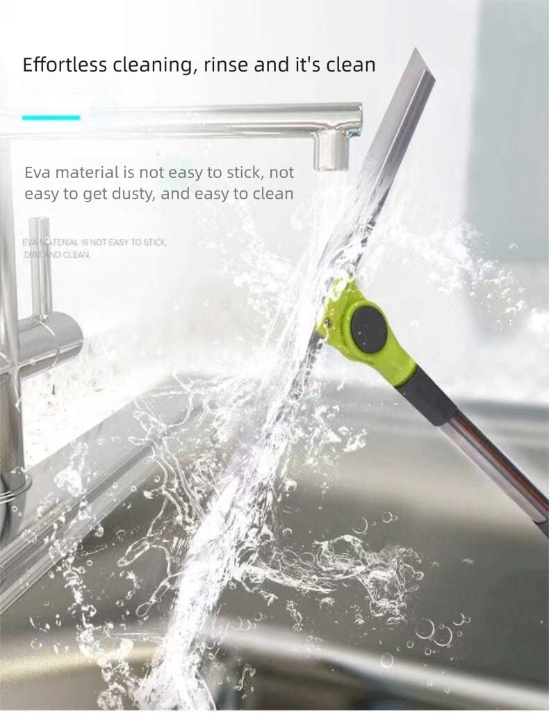 Multifunction Floor Squeegee Broom for Pet Hair Removal, Silicone Magic-Style Broom for Floor Cleaning, 59.05" Long Handle for Level Ground,Bathroom Tile, Hardwood Floors, Liquid Spills, Fine Dust Multifunction Floor Squeegee Broom for Pet Hair Removal, Silicone Magic-Style Broom for Floor Cleaning, 59.05" Long Handle for Level Ground,Bathroom Tile, Hardwood Floors, Liquid Spills, Fine Dust