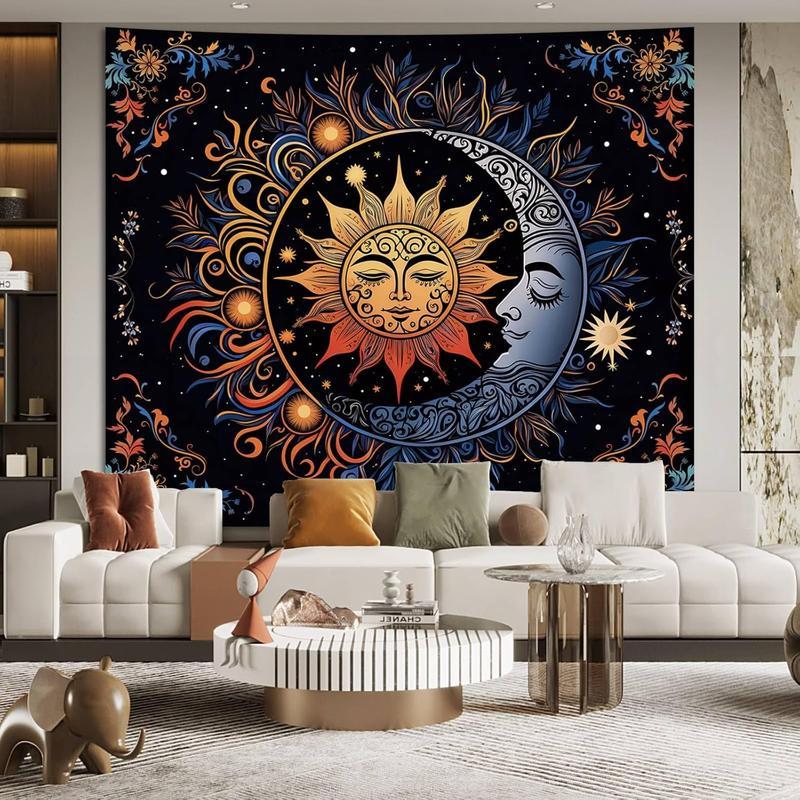 Forest Wall Tapestry for Bedroom, Nature Green Tree of Life Tapestries Wall Hanging, Fairy Tales Magical Landscape Backdrop Tapestry for Living Room Dorm Decor