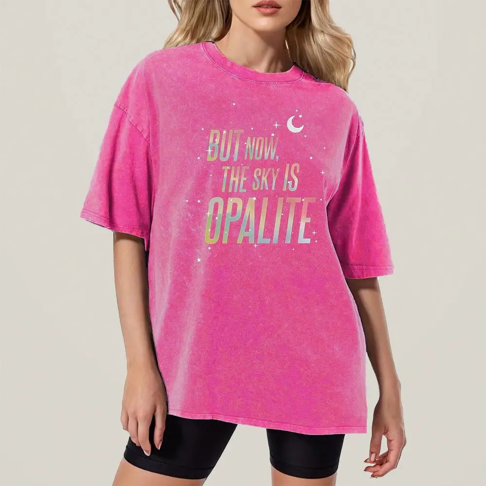 Opalite Showgirl Shirt, But Now The Sky Is Opalite Tee, TS Inspired Graphic Shirt, Retro Concert T-Shirt, Dancing in the Lightning Top